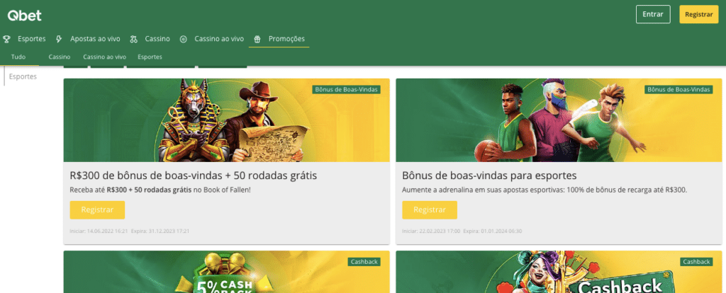 Bônus especiais em cassino online